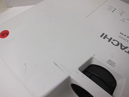 HITACHI 2200 Lumens CP-X2010 3LCD Projector 720p 3.7A/1.8A w/ Remote Used SKU A - Picture 3 of 12