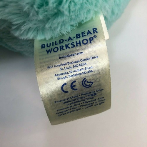 BABW BUILD-A-BEAR Girl Scout Thin Mint Bear USED 16" Pastel Stuffed Animal - Picture 9 of 10