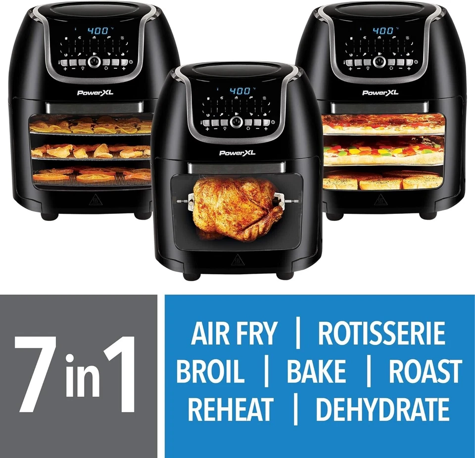 PowerXL Vortex Air Fryer Pro Plus 10 Quart Capacity 1700 Watts - Image 2 of 3