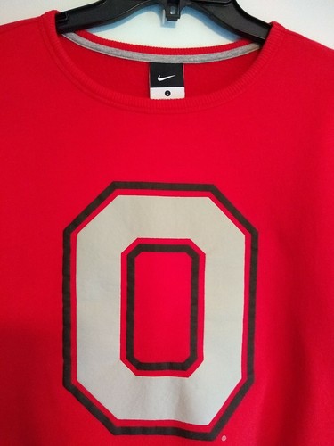 Sweatshirt "Neu NIKE" OSU BUCKEYE Mädchen groß rot Big "O" - Bild 2 von 10
