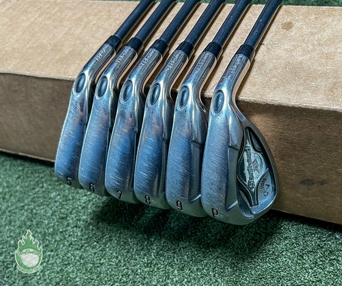 Gebrauchtes Callaway Steelhead XR Eisen 5-PW Project X Senior Flex Graphit Golfset