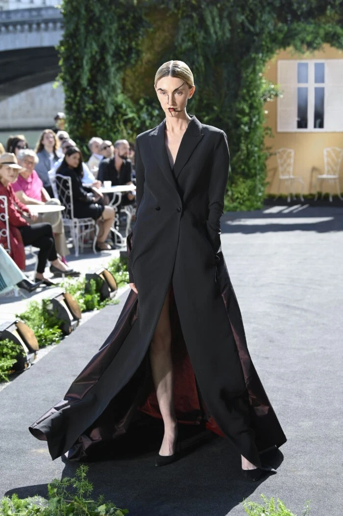 NWT Making the Cut Winning Look Sander u0026amp; Sabato Black Brown Coat Dress  - XSmall | eBay