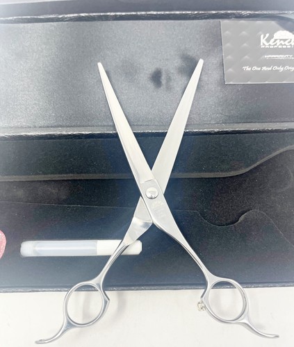 Kenchii Flipper 7" Curved Professional Grooming Shear Returned Very Little Use - Picture 4 of 4