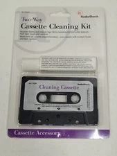 Radio Shack 2-Way Cassette Cleaning Kit Head Cleaner 44-1162A New