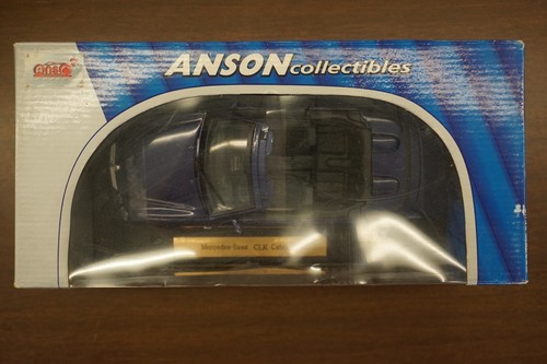 Anson 1/18 Scale Mercedes CLK Cabriolet Blue Convertible (4321) - Picture 3 of 5