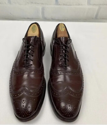 Allen Edmonds Mcallister Burgundy Wingtip Oxford Dress Shoe Men\'s size‎ 9.5 B ALLEN EDMONDS MCALLISTER Wingtip Burgundy Size 9.5 Oxford  main image 2