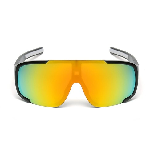 Herren Sonnenbrille UV400 Schutz verspiegelte reflektierende Gläser Sport Angeln Abdeckung Gesicht - Bild 9 von 52