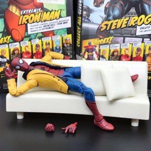 6-034-Marvel-Hero-Legends-Spiderman-Homecoming-Action-Figure-With-Replica-Sofa-Hot