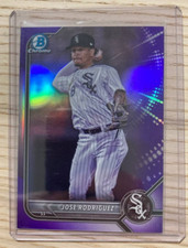 Jose Rodriguez 2022 Bowman Chrome Purple /250 White Sox