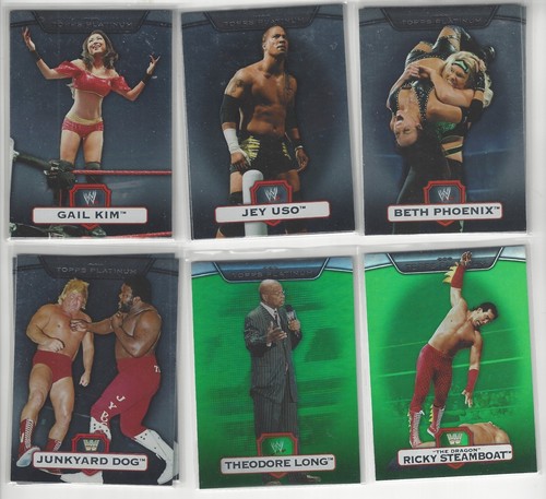 2010 Topps Platinum WWE base cards RCs refractors inserts pick your card - Picture 30 of 163
