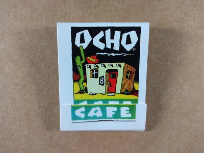 Ocho Cafe Restaurant Charlotte NC Myrtle Beach SC vintage matchbook cover