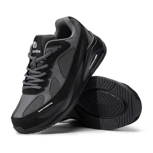 FitVille Women's Wide Walking Shoes Air Cushion Sneakers Gym Shock Absorption - Picture 17 of 52