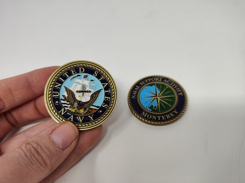 UNITED STATES NAVY MARINE UNTERSTÜTZUNG AKTIVITÄT MONTEREY HERAUSFORDERUNGSMÜNZE!  FF886TUC - Bild 1 von 5