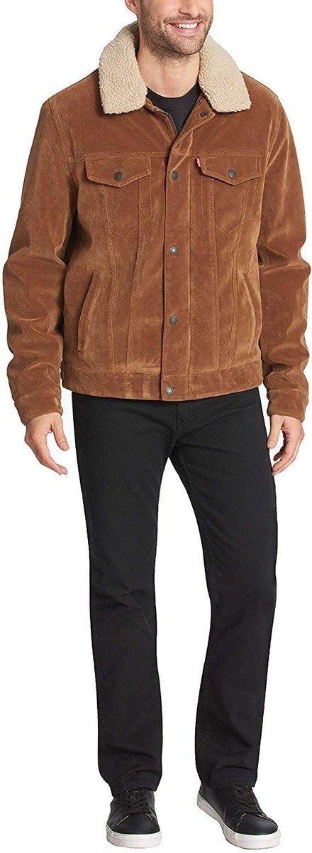 Levi's men's big and top tall sherpa trucker jacket