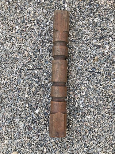 Wooden Stair Balusters Post Banister 25 1/2 Inches Tall 3 1/2 Wide Vintage