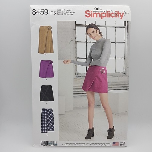 Simplicity 8459 Misses Faux Skirt w/ Variations Sewing Pattern Size 14-22 Uncut - Picture 1 of 8