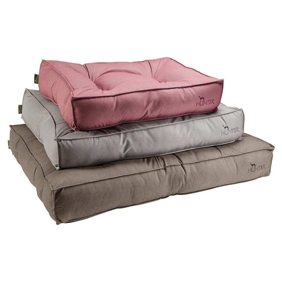 Cama Para Perros Hunter Lancaster Marrón Con Colchón Antideslizante - Imagen 2 de 4