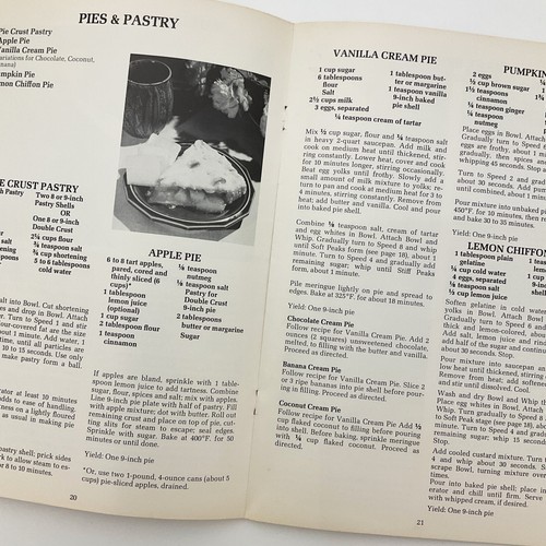 Kitchen Aid Recipes Instructions 1974 Model 4C K45 K5A Mixer Appliance Manual - Imagen 11 de 20