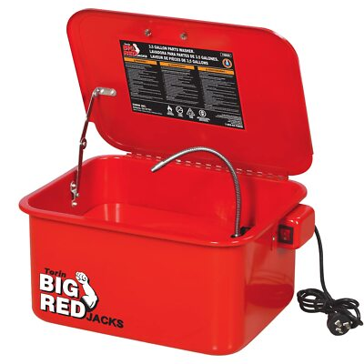 #ad #ad BIG RED T100353.5 Gallon Torin Portable Steel Cabinet Parts Washer Red $75.44
