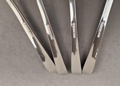 Gorham Silver Caprice Eisteelöffel 4er Set Edelstahl Besteck glänzend - Bild 5 von 6