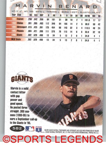 1996 Fleer MLB #501-600 - Picture 165 of 201
