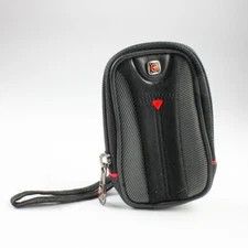 Swiss Gear - The Sherpa - Small Camera Case Black and Gray - GA-7836-14