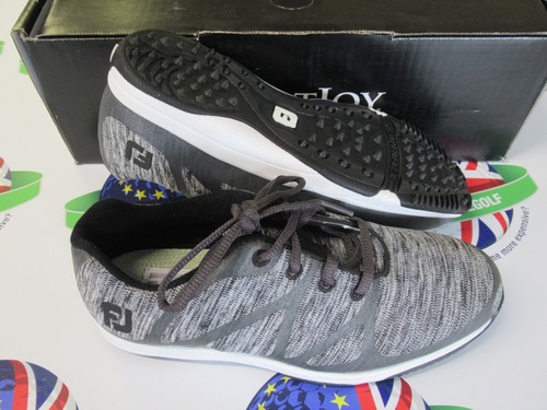 footjoy leisure ladies golf shoes charcoal/grey 92904k uk size 4.5 wide - Picture 1 of 3