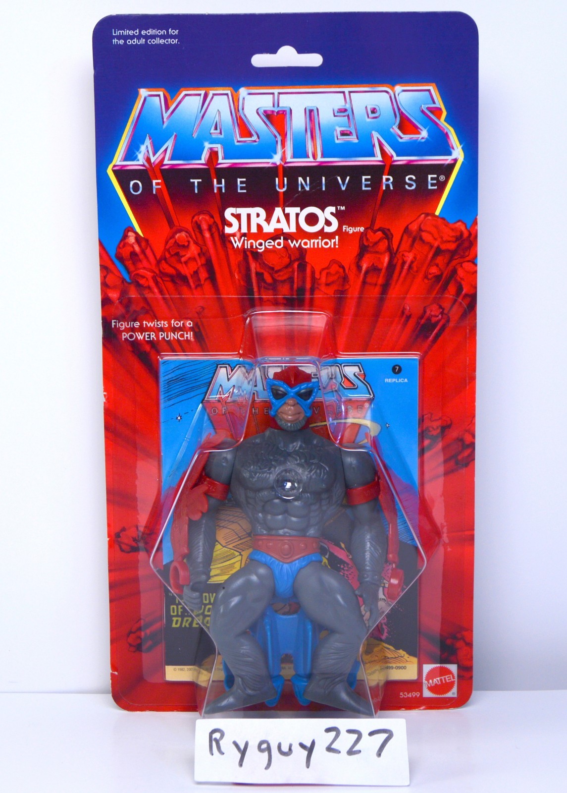 MOTU, Commemorative Stratos, MISB, sealed scatola, MOC, Masters of the Universe, NIP MOTU, Commemorative Stratos, MISB, sealed scatola, MOC, Masters of the Universe, NIP