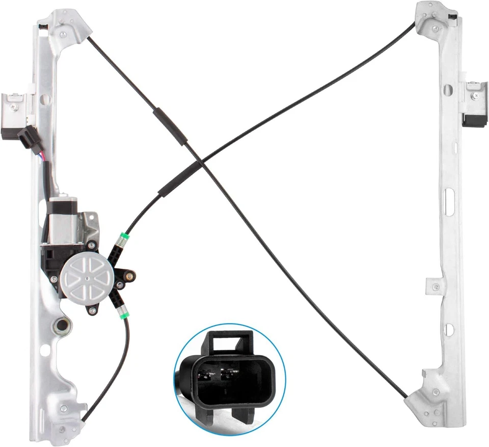 Regulador de ventana eléctrica delantero izquierdo para Sierra Silverado 1500 15077853 1999-2006 Foto 2 de 4