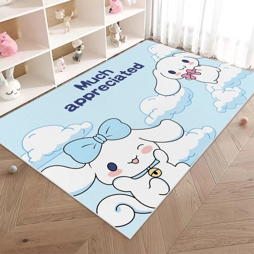 Alfombra de dibujos animados Cinnamoroll de anime linda alfombra de felpa suave alfombra alfombrillas para puertas almohadilla - Imagen 4 de 20
