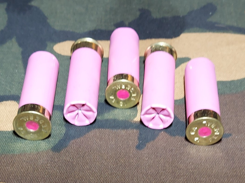 12 STÄRKE 2 3/4" DRUCKKNOPFKAPPEN DUMMY TRAININGSRUNDEN 5ER SET "ROSA" 1oz - Bild 7 von 8
