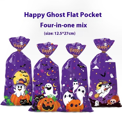 Halloween Candy Bags Party Cookie Box Sweet Bags Cookie Pouch Biscuit Gifts Bag - Picture 4 of 18