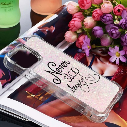 Shockproof Case For iPhone 15 14 13 Pro Max Plus Bling Liquid Glitter Hard Cover - Picture 152 of 152