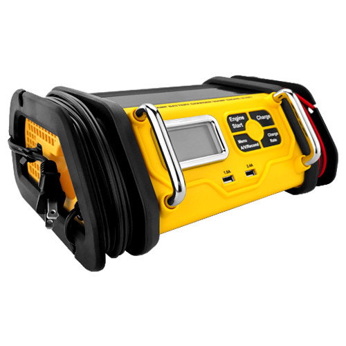 Brand New Battery Charger 50A Engine Start Timer Bench Car Boat Truck LCD Screen - Picture 1 of 4