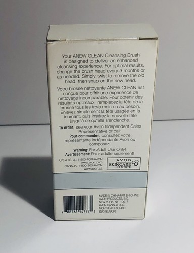 Avon Anew Clean Cleansing Brush Refills (2 Brush Refills inside) Brand New - Picture 4 of 8
