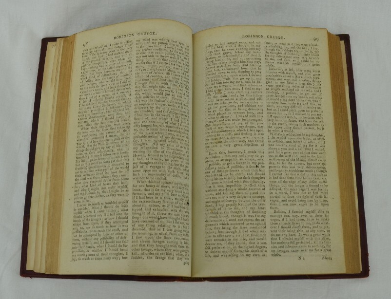 The Life and Times of Robinson Crusoe by Daniel Defoe London 1781 - Antique - Picture 9 of 13