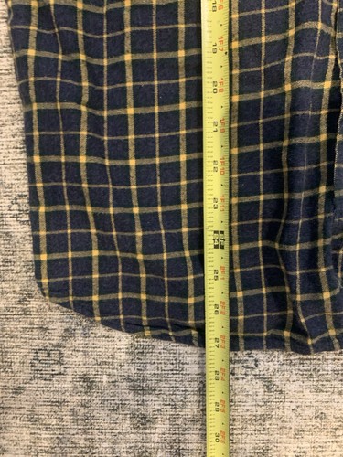 Camicia uomo J.Crew slim fit twill spazzolato blu e verde a quadri con bottoni davanti grande - Foto 8 di 8