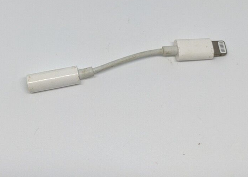 Genuine Apple - MMX62AM/A Lightning to 3.5mm Audio Adapter - White tested works - Picture 1 of 6