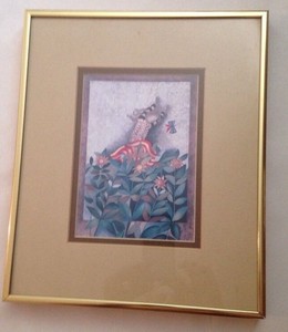 Graciela-Rodo-Boulanger-034-A-Butterfly-for-Aniko-034-Lithograph-custom-framed