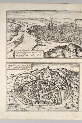 Braun und Hogenberg Bordeaux Roan & Nîmes 1575 Frankreich France Original  - Bild 3 von 6