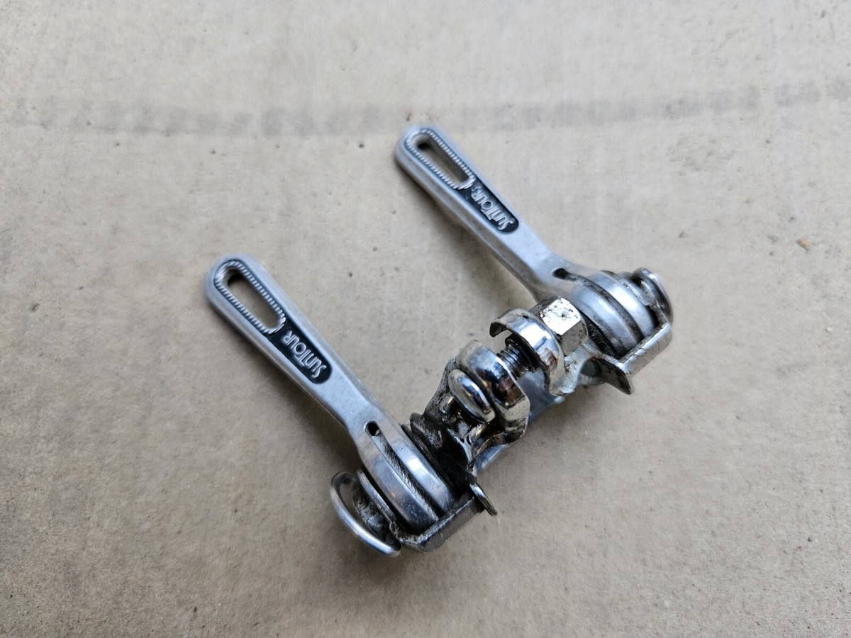 Vintage Suntour Blue Line Road Bike Downtube Shifters 2x6 3x6