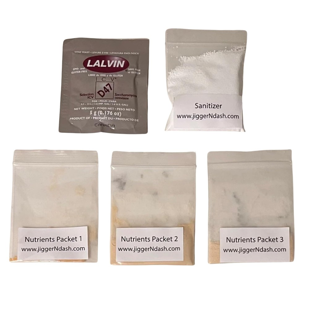Mead Making Kit Refill Pack - Make 1 Gallon of Mead - Works with ANY 1 Gallon...