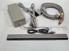 AC Power Adapter + AV Cable + Sensor Bar Set For Nintendo Wii