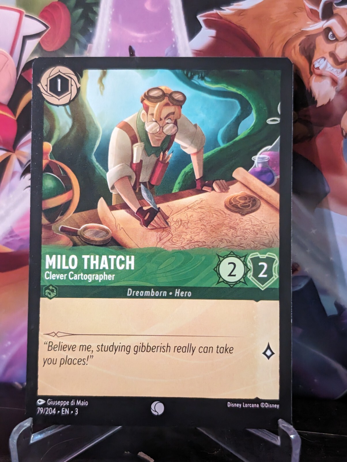 Milo Thatch Into the Inklands 79/204 Lorcana TCG Card NM/M Regular