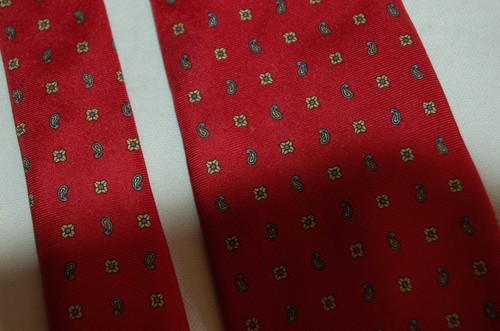 Corbata de seda roja para hombre Christian Dior - Imagen 6 de 6