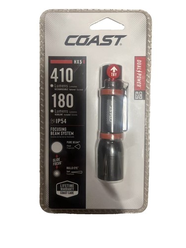 coast 440 lumen waterproof rechargeable flashlight GX40R 3000 LED As the highest COAST Polysteel Heavy Duty 440