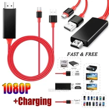 HDMI Cable CORD Phone to TV HDTV Adapter for Android Samsung Type C