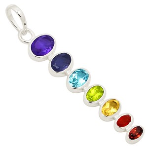 Healing-Chakra-925-Sterling-Silver-Pendant-Jewelry-N-CP125