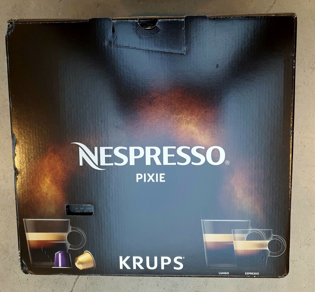 Nespresso Pixie Coffee Machine Titanium Brand New Boxed Nespresso Warranty