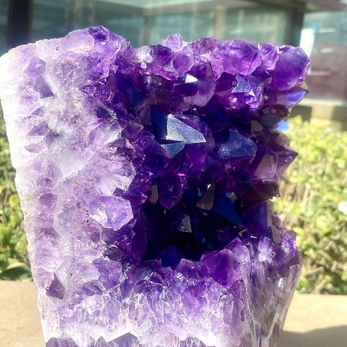12.69LB Natural Brazilian Amethyst Crystal Point Stone Cluster Quartz Druzy Geod - Picture 12 of 15